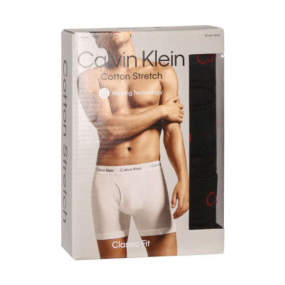 3PACK boxer da uomo Calvin Klein nero (NB2616A-NC1)