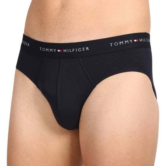 3PACK slip uomo Tommy Hilfiger blu scuro (UM0UM02904 0XN)