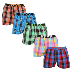 5PACK Boxer da uomo Styx sport elastico multicolore (5B102630)