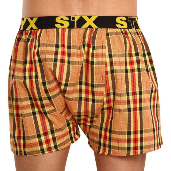 3PACK Boxer da uomo Styx sport elastico multicolore (3B092140)