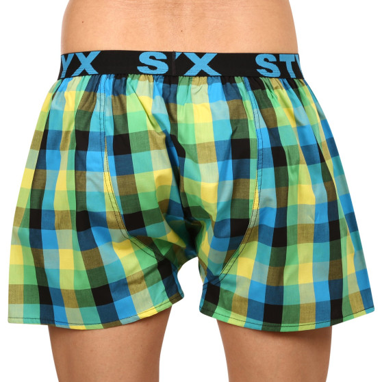 3PACK Boxer da uomo Styx sport elastico multicolore (3B092638)