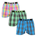 3PACK Boxer da uomo Styx sport elastico multicolore (3B102830)