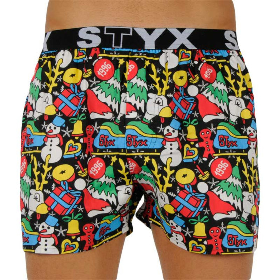 5PACK Boxer da uomo Styx art sport gomma multicolore (5B1280814)