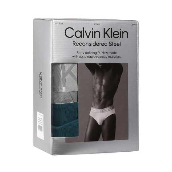 3PACK slip uomo Calvin Klein multicolore (NB3129A-NA9)