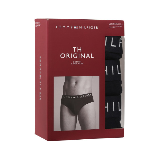 3PACK slip uomo Tommy Hilfiger blu (UM0UM03182 0SY)