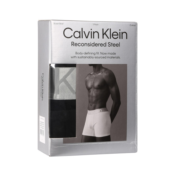 3PACK boxer da uomo Calvin Klein nero (NB3131A-NC4)