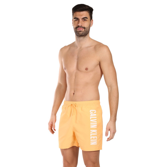 Costumi da bagno per uomo Calvin Klein arancione (KM0KM01004-SAN)