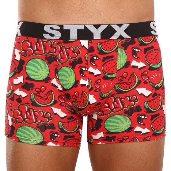 5PACK boxer uomo Styx lungo arte sport elastico multicolore (5U1267924)