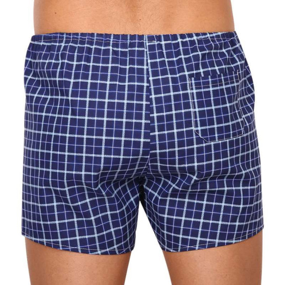 3PACK Boxer classici da uomo Foltýn blu (3xK55)