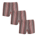 3PACK Boxer da uomo classici Foltýn a righe rosse (3xK52)