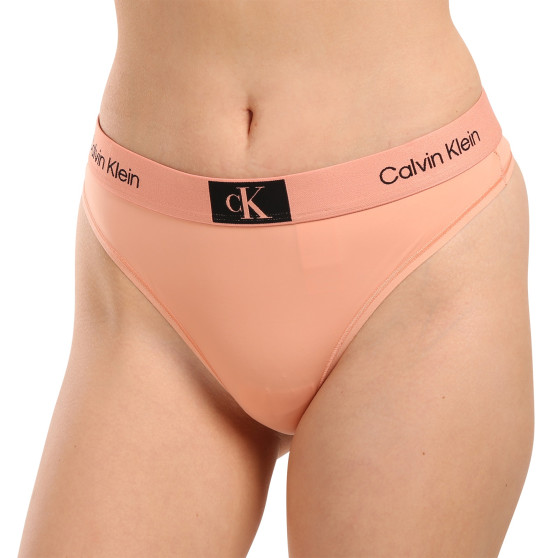 Perizoma da donna Calvin Klein rosa (QF7248E-LN3)