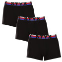 3PACK boxer uomo Styx sport elastico nero tricolore (3G1960)