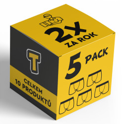 2x 5PACK boxer da uomo  gomma sportiva - abbonamento trimestrale semestrale Nedeto