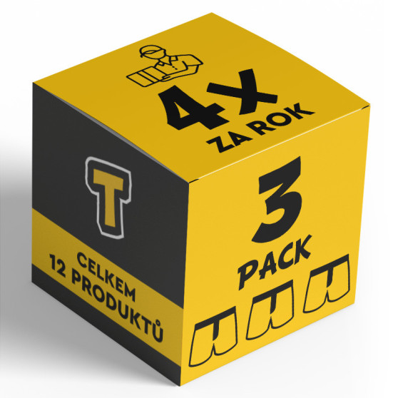 4x 3PACK Boxer da uomo  - abbonamento trimestrale annuale Nedeto