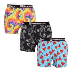 3PACK Boxer da uomo Horsefeathers Frazier multicolore (AM166BD34U)