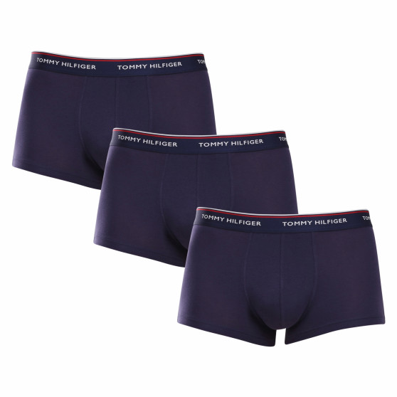 3PACK boxer uomo Tommy Hilfiger blu scuro (1U87903841 409)