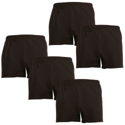 5PACK Boxer da uomo Nedeto nero (5NDTT001)