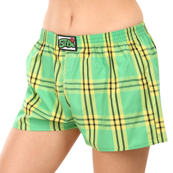 3PACK Boxer da donna Styx classic elastic multi-color (3K101114)