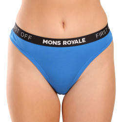 Perizoma donna Mons Royale blu merino (100311-1015-713)