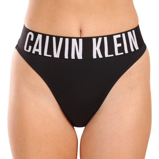 Perizoma da donna Calvin Klein nero (QF7639E-UB1)