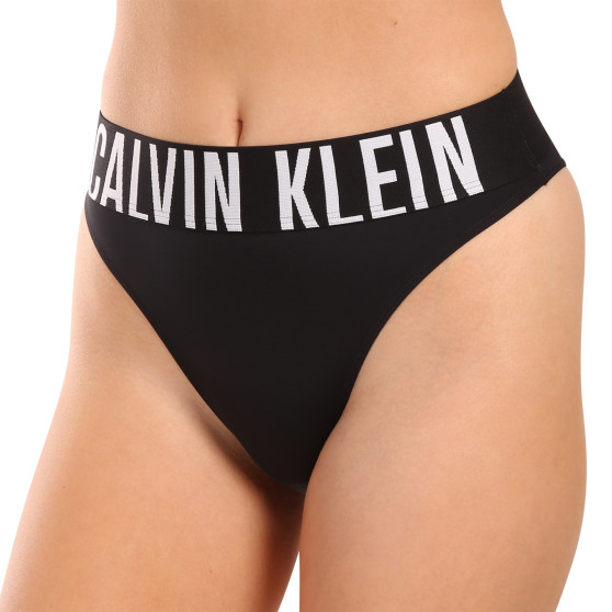 Perizoma da donna Calvin Klein nero (QF7639E-UB1)