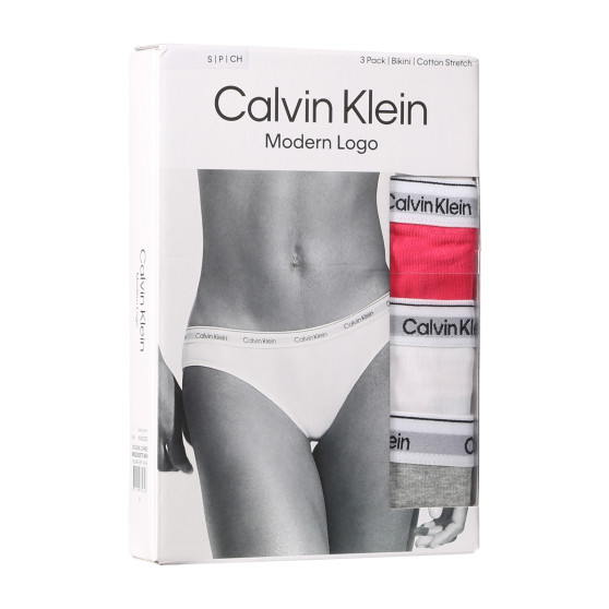 3PACK mutandine donna Calvin Klein multicolore (QD5207E-NP4)