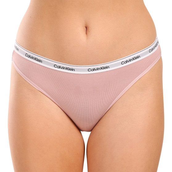 3PACK mutandine donna Calvin Klein multicolore (QD5207E-NP6)