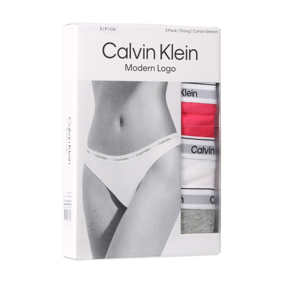 3PACK infradito donna Calvin Klein multicolore (QD5209E-NP4)