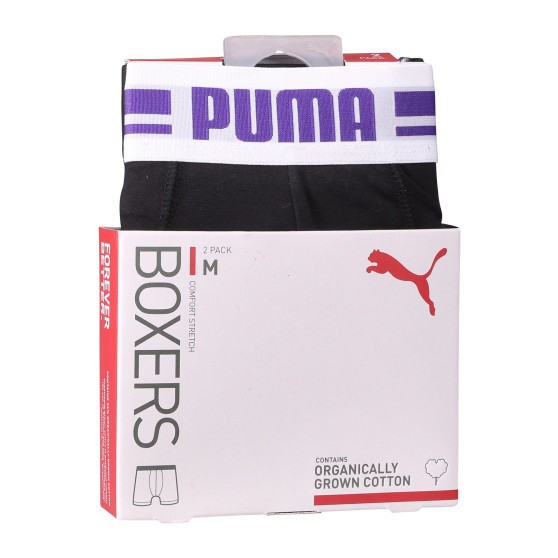 2PACK boxer da uomo Puma nero (701226763 008)