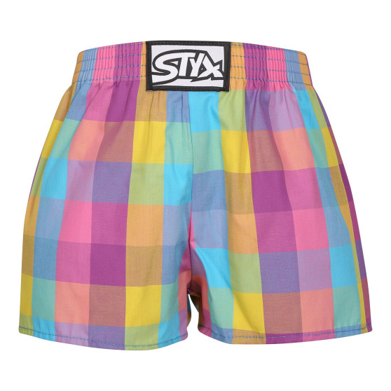 Boxer da bambino Styx classic elasticizzati multicolore (J1028)