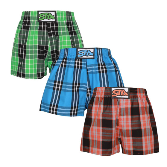 3PACK Boxer da bambino Styx classic elastic multicolore (3J102630)