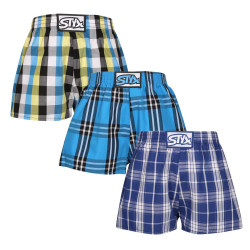 3PACK Boxer da bambino Styx classic elastic multicolore (3J102430)