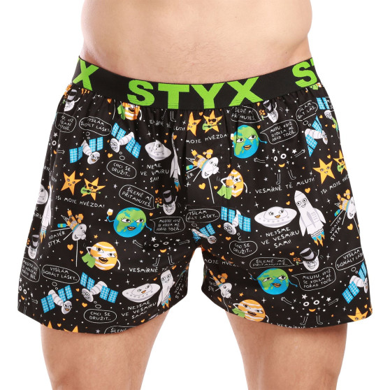 5PACK Boxer da uomo Styx art sport gomma multicolore (5B1187789)