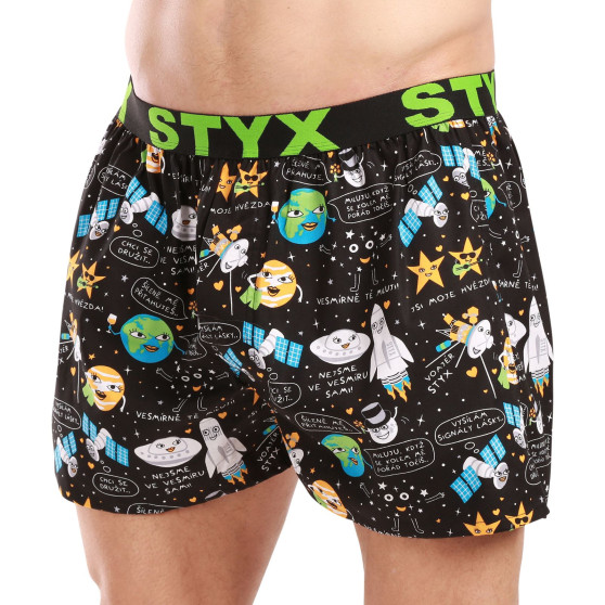 5PACK Boxer da uomo Styx art sport gomma multicolore (5B1187789)