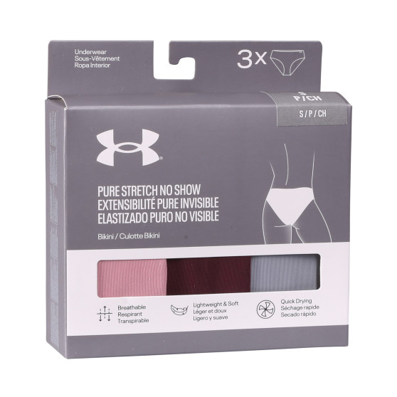 3PACK mutandine donna Under Armour multicolore (1383897 697)