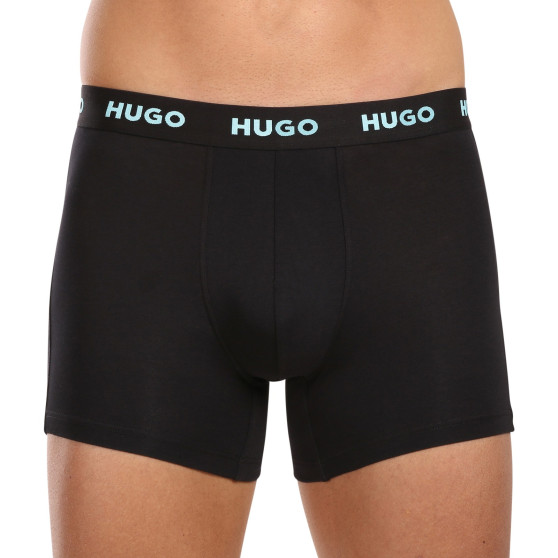 3PACK boxer da uomo HUGO nero (50503079 971)