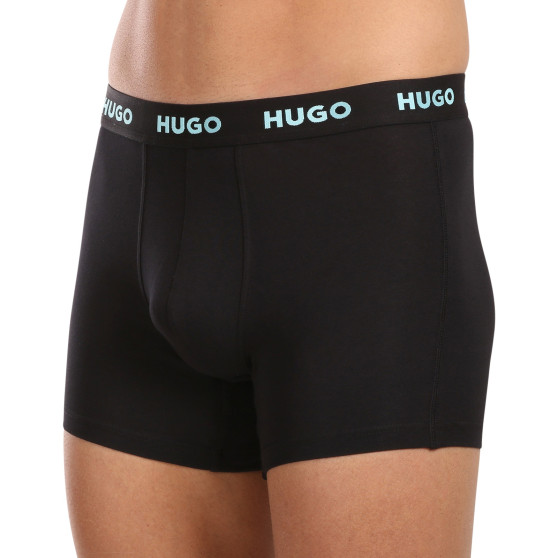 3PACK boxer da uomo HUGO nero (50503079 971)