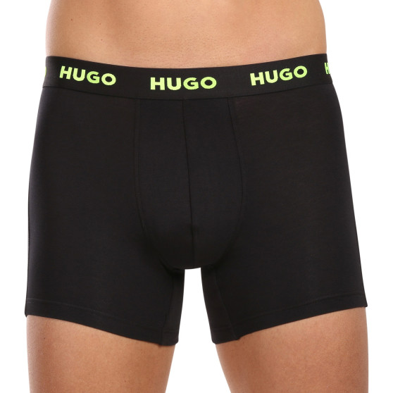 3PACK boxer da uomo HUGO nero (50503079 971)