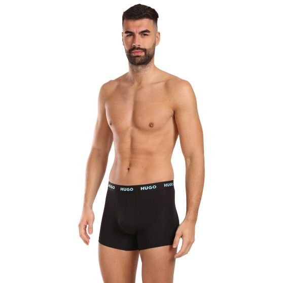 3PACK boxer da uomo HUGO nero (50503079 971)