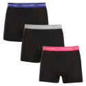 3PACK boxer da uomo Calvin Klein nero (NB2615A-MLR)