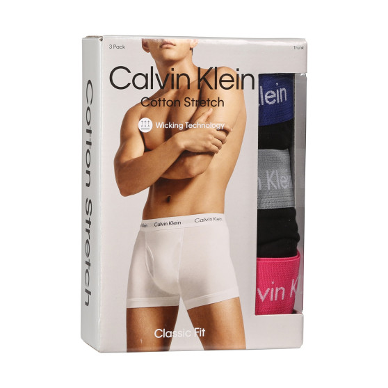 3PACK boxer da uomo Calvin Klein nero (NB2615A-MLR)