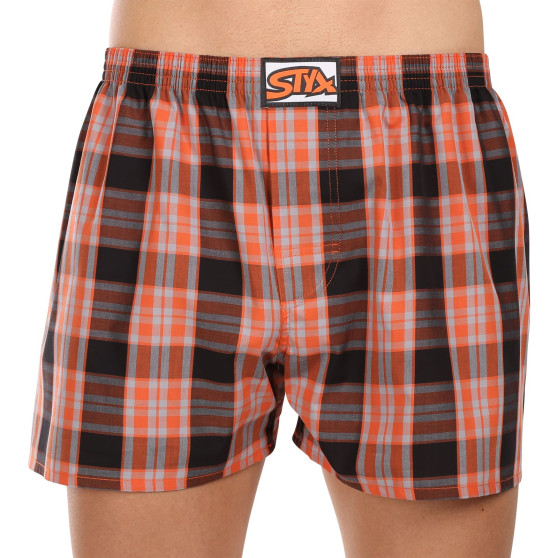 Boxer da uomo Styx classic rubber oversize multicolore (E1026)