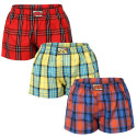 3PACK Boxer da donna Styx classic elastic multi-color (3K10236)