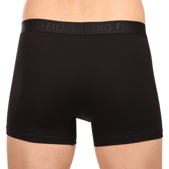 2PACK Pietro Filipi boxer uomo porta palline nero (2BCL001)