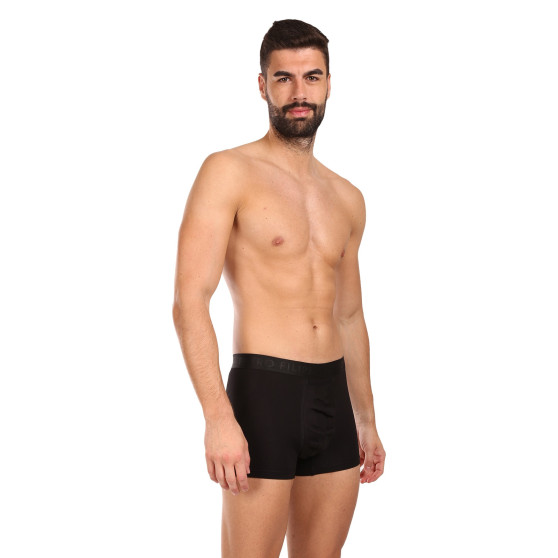 2PACK Pietro Filipi boxer uomo porta palline nero (2BCL001)