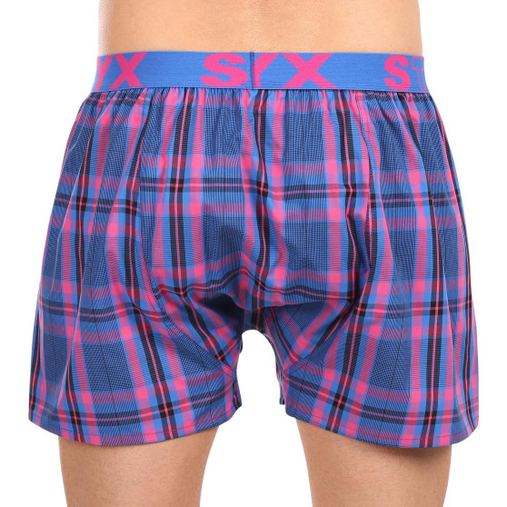 Styx Boxer da uomo sportivi elasticizzati multicolore (B1032)