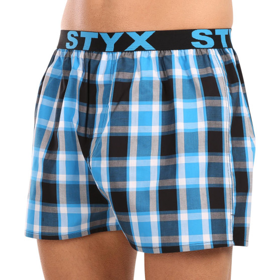 Styx Boxer da uomo sportivi elasticizzati multicolore (B1034)