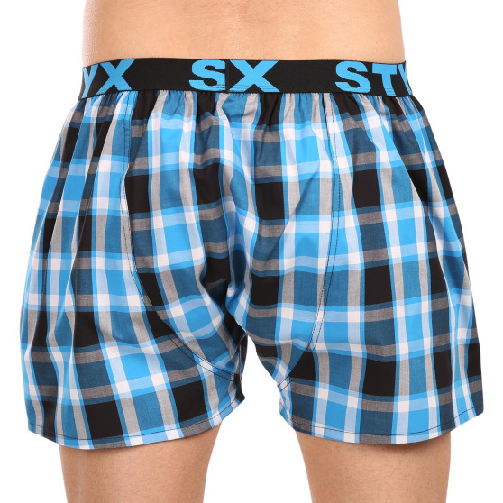 Styx Boxer da uomo sportivi elasticizzati multicolore (B1034)