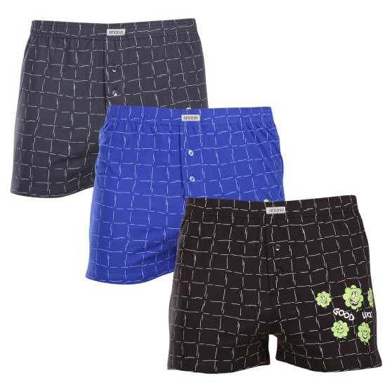 3PACK Boxer da uomo Andrie multicolore (PS 5801)