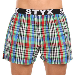 Styx Boxer da uomo sportivi elasticizzati multicolore (B1036)